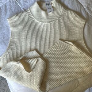 Abercrombie mock neck sweater tank